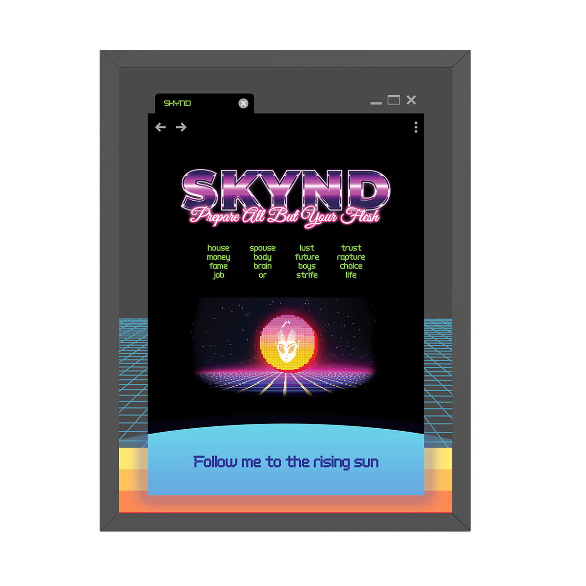 official-skynd-merch-skynd-follow-me-poster